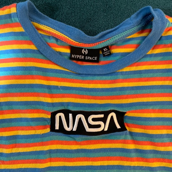 NASA Striped T-Shirt - Picture 2 of 4